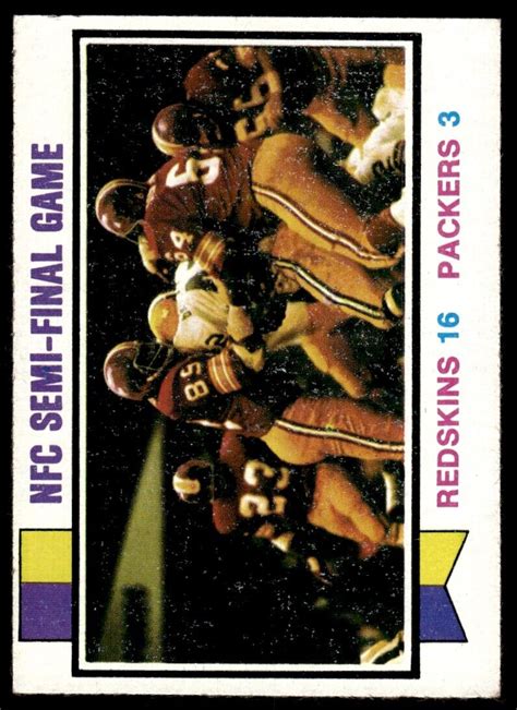 football card nfc semi-final games card 461|1973 Topps NFC Semi.